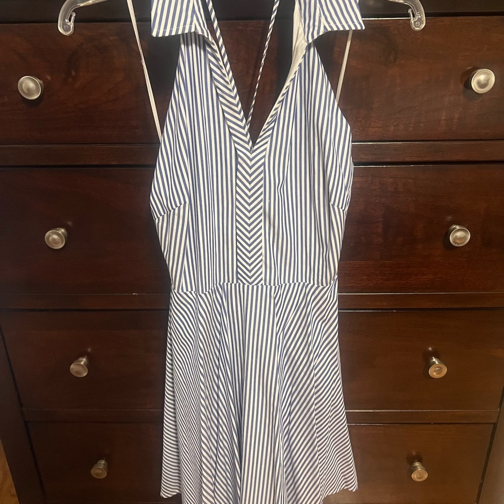 Striped Sleeveless Dress